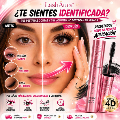 LashAura™ 4D Mega Volume Mascara